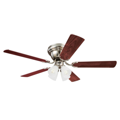 CEILING FAN BRSH NKL 52"