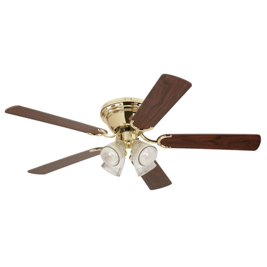 CEILING FAN PLSH BRS 52"