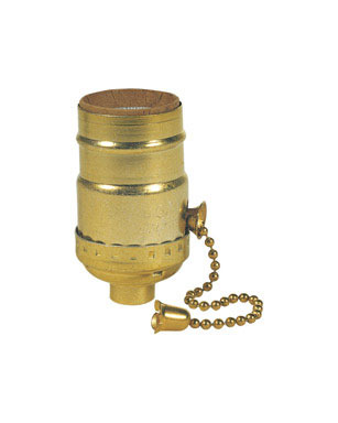 SOCKET 3W PULL CHAIN250W