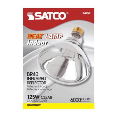 125W Infrared Heat Bulb Clear