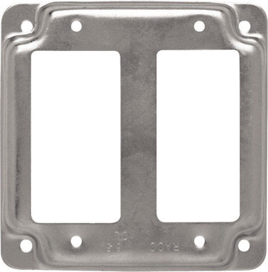 4" Square 2 GFI Receptacle Cover