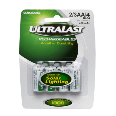 Battery Nicad 2/3aa 4pk