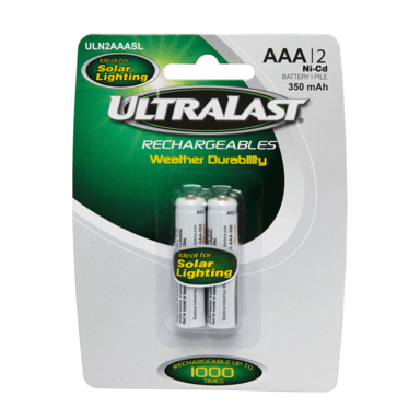 Aaa Solar Battery 2pk