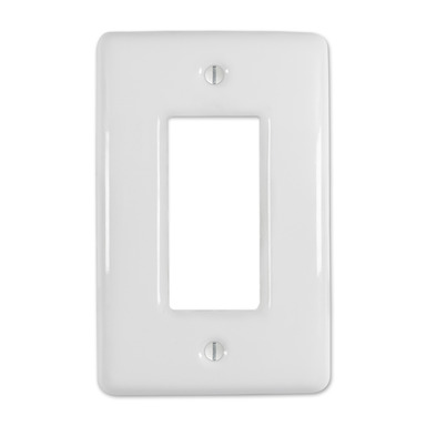 Wallplate Metro 1r Wht