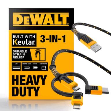 3IN1 REINFORCED CABLE 6'