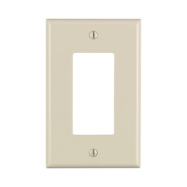 WALL PLATE ALMOND 1GANG