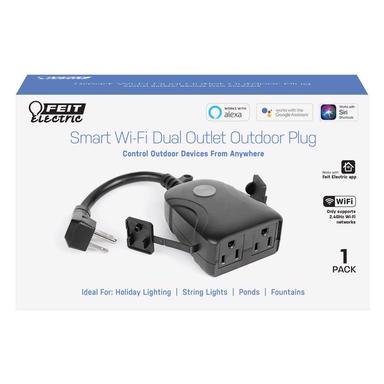 Smart Wi-Fi Outdoor Plug Outlet