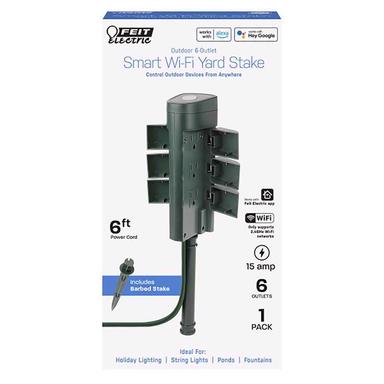 6' GRN Smart Wi-Fi Outlet Stake