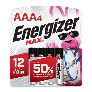 Energizer Max Alkaline AAA 4PK