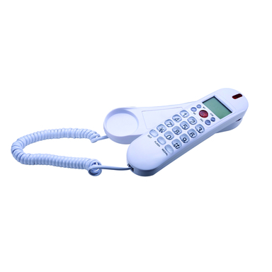 1 Handle Analog Telephone White