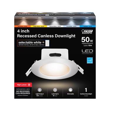 LED JBX DWNLGHT WW 4"10W