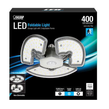 LED Foldable Garage Light 7500L
