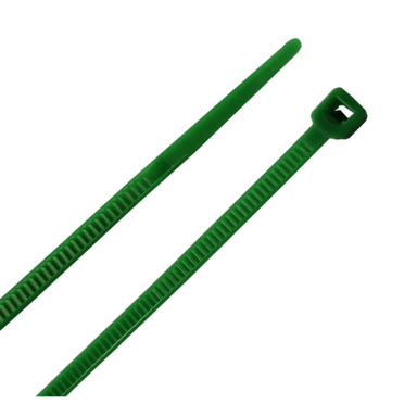 CABLE TIE 4" GRN 100PK