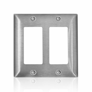 2G Stainless Steel Wall Plate