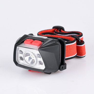 LED Head Lamp BLK/RED 150L