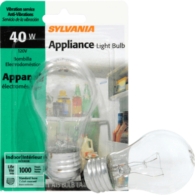 40W A15 MED APPLIANCE BULB 1PK