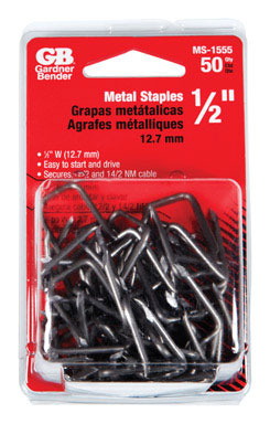 50PK 1/2" Insulated Cable Staple