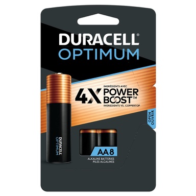 8PK AAA Duracell Opt Batteries