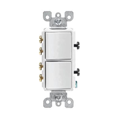DECORA RCKR 3WAY 15A WH