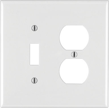 4x4 Tapa Switch Outlet Doble Bl
