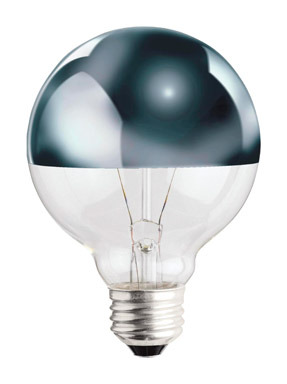 Bulb Glbe 1/2 Chrome 40w