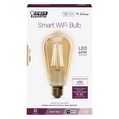 ST19 Amber Smart Bulb 60W