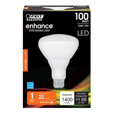 BR30 LED Bulb Soft White 100W