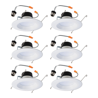6PK 5/6" ADJ LED DOWNLIGHT KIT