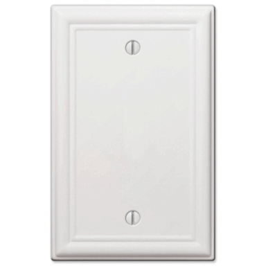 White Single Blank Wall Plate