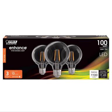 FIL LED BULB G25 E26 12W