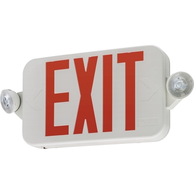 EXIT/EMGY LED WH 2W 1PK