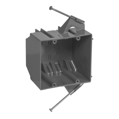 BOX 2GNG PVC SQ 32CUIN