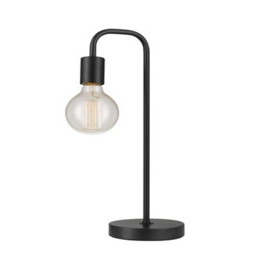 TBLE LAMP BLK 18"