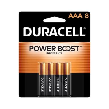 8PK AAA Duracell Power Batteries