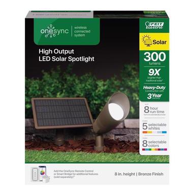 Bronze Solar LED Spotlight Kit