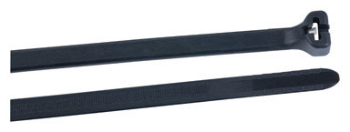 Ties Cable 24" Blk Bg/50