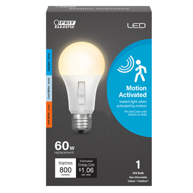 Led Motion Actv Bulb A19 E26 60w