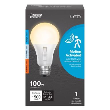 100W A19 LED Motion Act Bulb