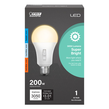 200W A21 LED Color Change Bulb