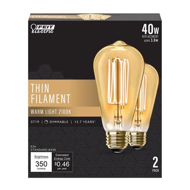 Filament Bulb LED Warm White