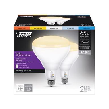 2PK 65W BR40 LED Floodlight Bulb
