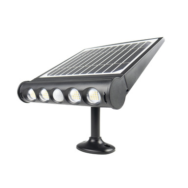 SOLAR WALL LIGHT LED BLK