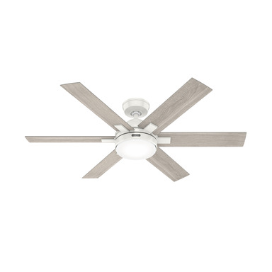 52" CEILING FAN GRAY/WHITE LED