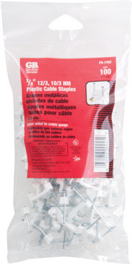 100PK 3/4" Plastic Staple
