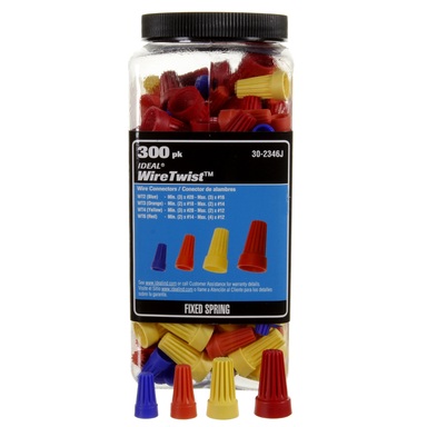 WIRE CONNECTR AST 300PK