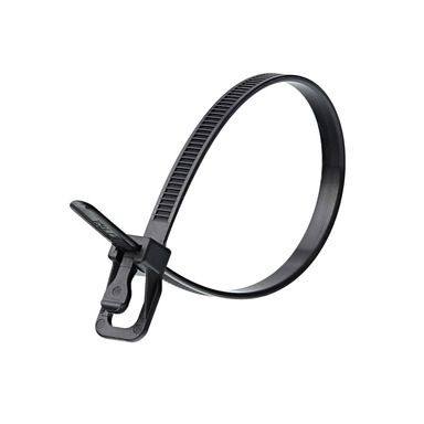 CABLE TIE ASRTD BLK 30PK