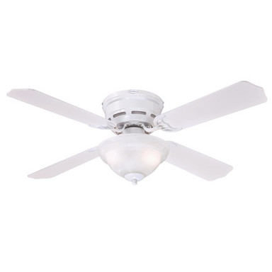 CEILING FAN LED WHT 42"
