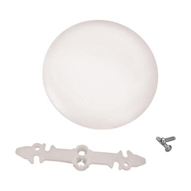 5" White PVC Ceiling Box Cover