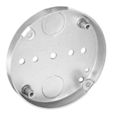 1/2" Round Steel Ceiling Box