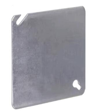 4" Square Steel Flat Box Cover